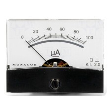 Amperomierz MONACOR PM-2/100UA