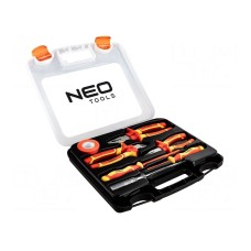 Zestaw narzędzi: szczypce, wkrętaki izolowane NEO TOOLS 01-237