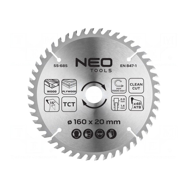 Tarcza tnąca NEO TOOLS 55-685