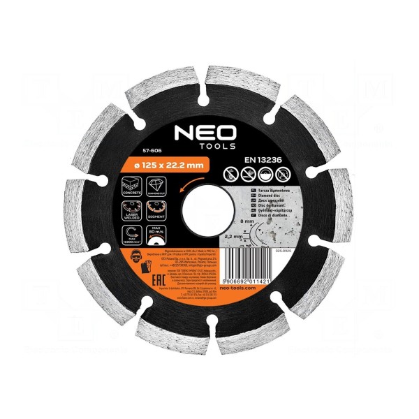 Tarcza tnąca diamentowa NEO TOOLS 57-606