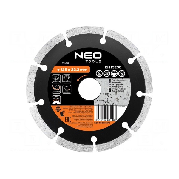 Tarcza tnąca diamentowa NEO TOOLS 57-617