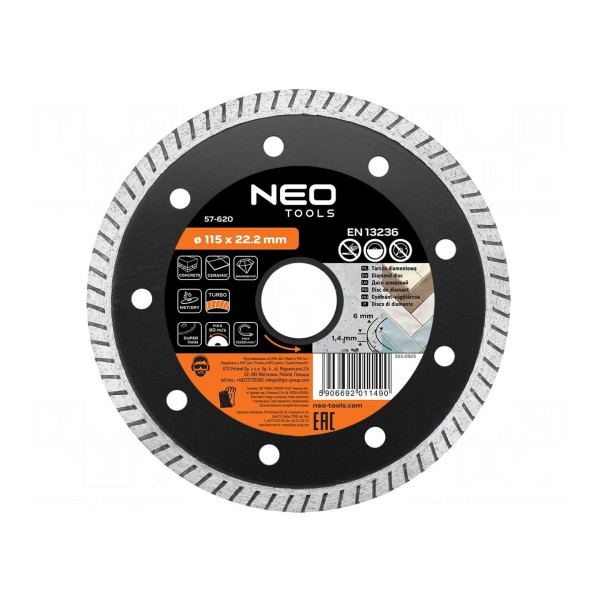 Tarcza tnąca diamentowa NEO TOOLS 57-620