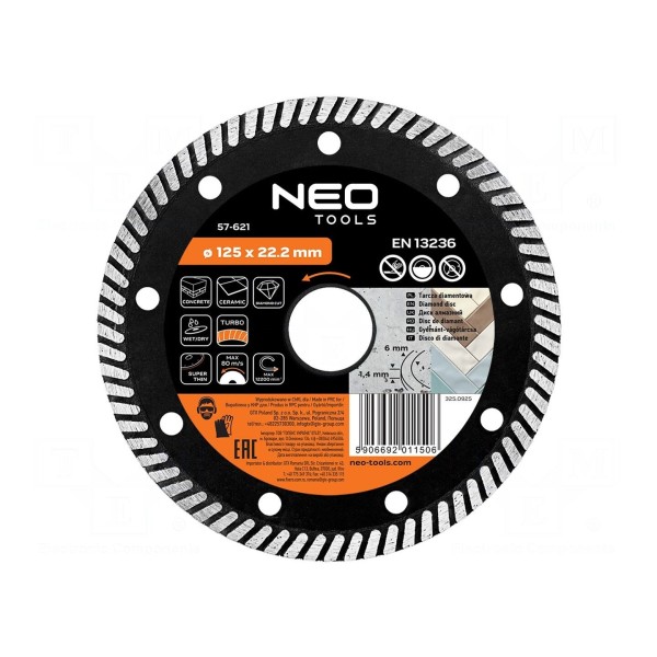 Tarcza tnąca diamentowa NEO TOOLS 57-621