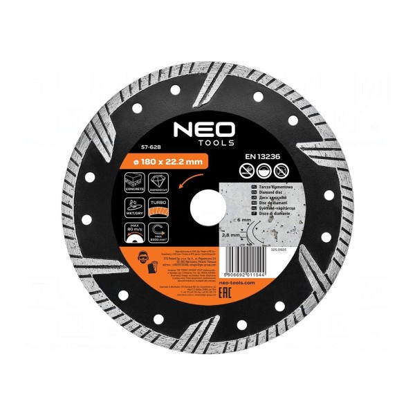 Tarcza tnąca diamentowa NEO TOOLS 57-628