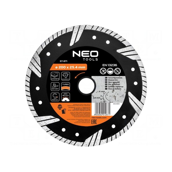 Tarcza tnąca diamentowa NEO TOOLS 57-871