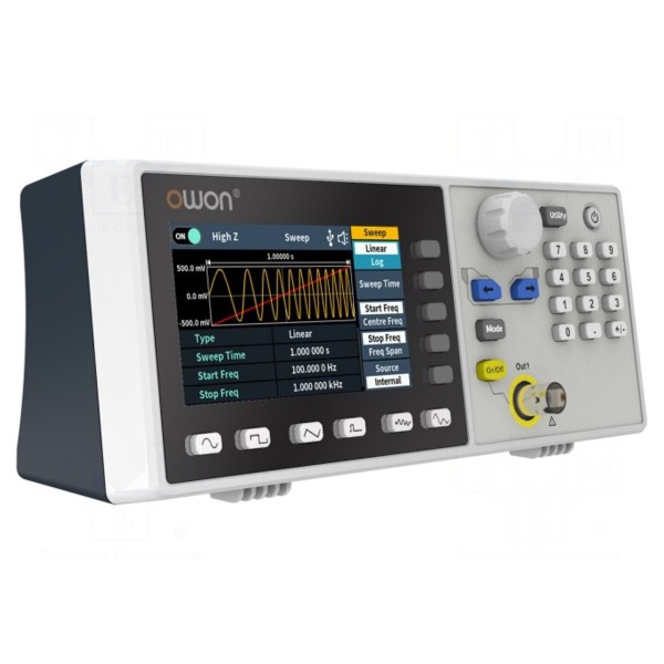 Generator laboratoryjny: funkcyjny, arbitralny OWON DGE1030