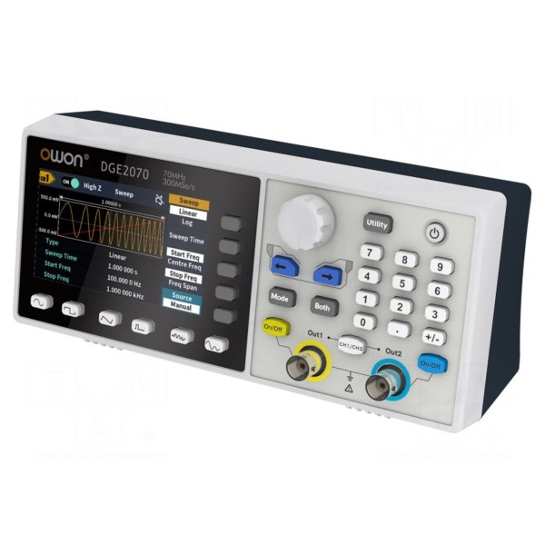 Generator laboratoryjny: funkcyjny, arbitralny OWON DGE2035