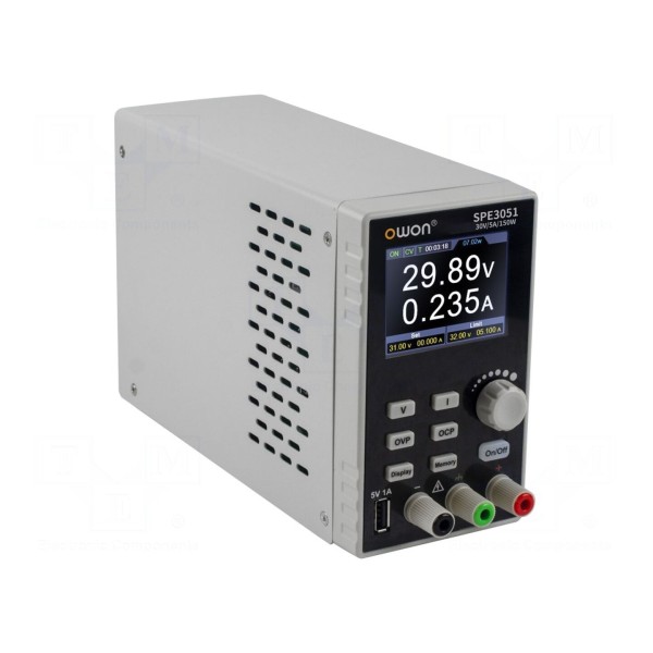 Zasilacz laboratoryjny: programowalny OWON SPE3051