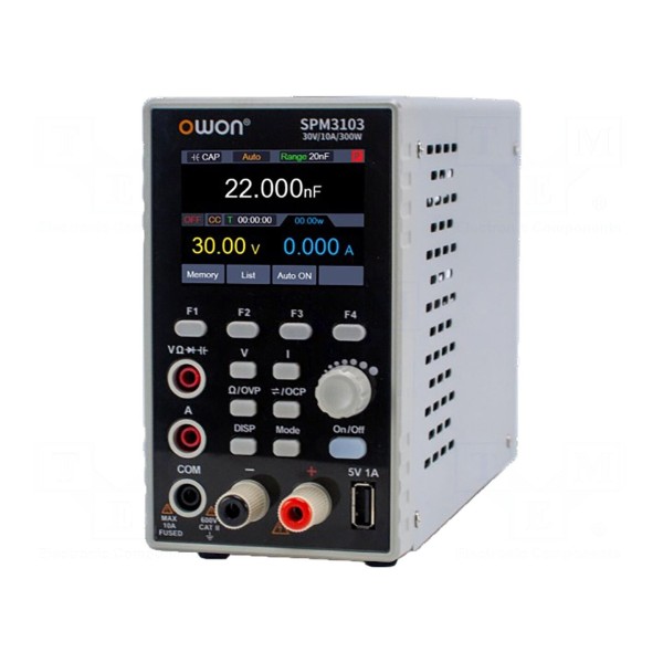 Zasilacz laboratoryjny: programowalny OWON SPM8205