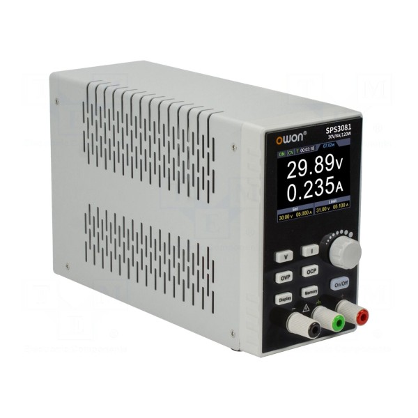 Zasilacz laboratoryjny: programowalny OWON SPS3081