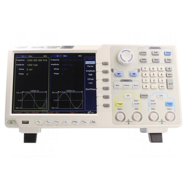 Generator laboratoryjny: funkcyjny, arbitralny OWON XDG3102