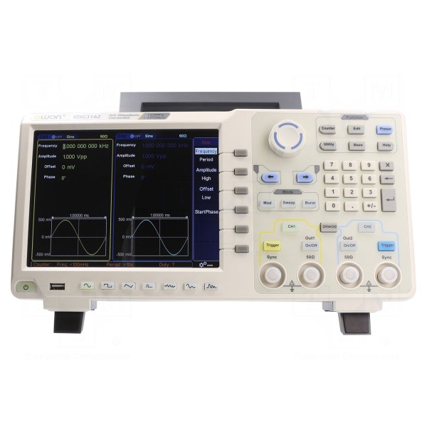 Generator laboratoryjny: funkcyjny, arbitralny OWON XDG3162