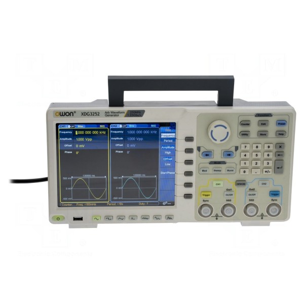 Generator laboratoryjny: funkcyjny, arbitralny OWON XDG3252