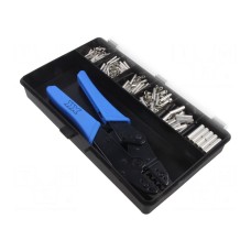 Zestaw narzędzi: do zaciskania konektorów, końcówek PARTEX KIT-BUTT1