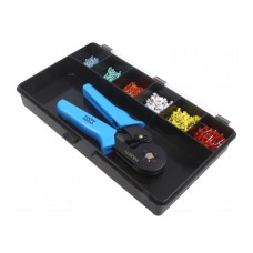 Zestaw narzędzi: do zaciskania konektorów, końcówek PARTEX KIT-EQCEF01G