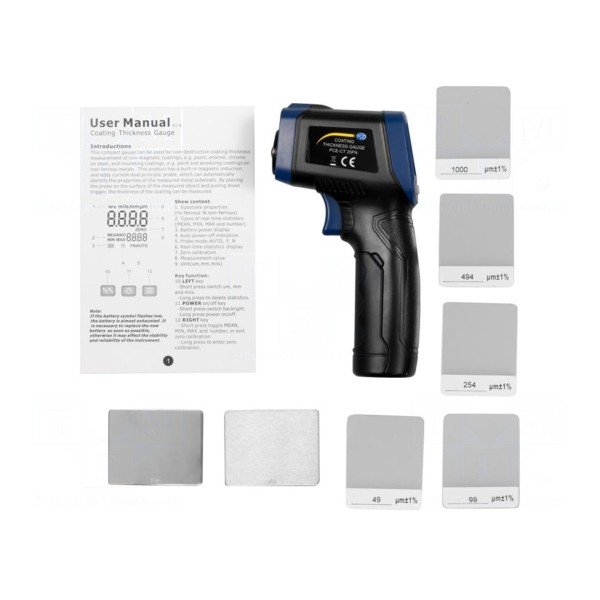 Tester: grubości PCE INSTRUMENTS PCE-CT 25FN
