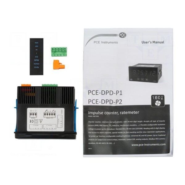 Miernik: licznik PCE INSTRUMENTS PCE-DPD-P2