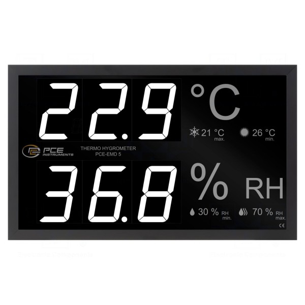 Termohigrometr PCE INSTRUMENTS PCE-EMD 5-ICA