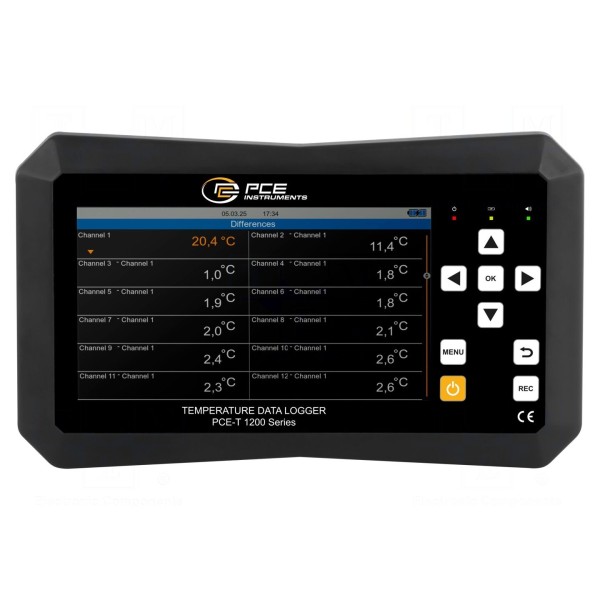 Rejestrator danych PCE INSTRUMENTS PCE-T 1220-ICA