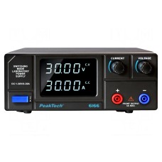Zasilacz laboratoryjny: standardowy PEAKTECH P 6166