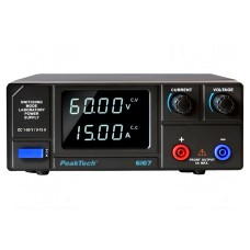 Zasilacz laboratoryjny: standardowy PEAKTECH P 6167