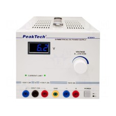 Zasilacz laboratoryjny: standardowy PEAKTECH P 6300