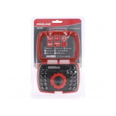 Zestaw narzędzi: końcówki wkrętakowe PROLINE 10701