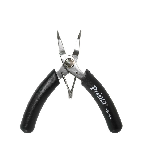 Szczypce 1PK-501C wygięte 100mm Proskit