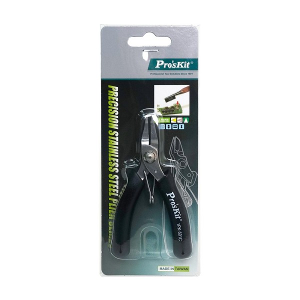 Szczypce 1PK-501C wygięte 100mm Proskit