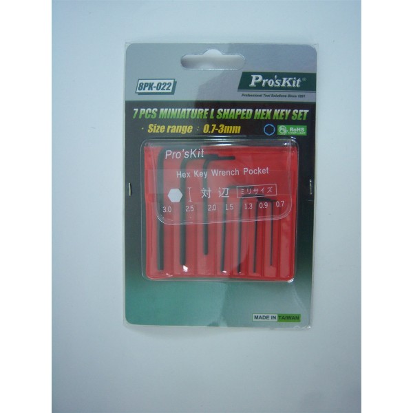 Zestaw kluczy imbusowych 8PK-022 Proskit
