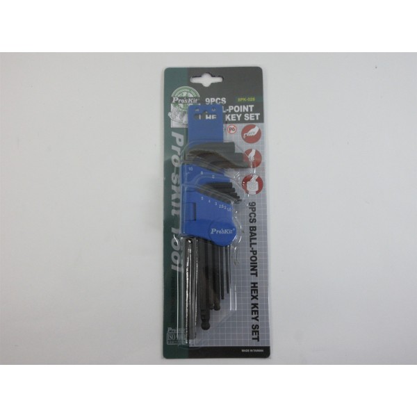 Zestaw kluczy imbusowych 8PK-028 Proskit