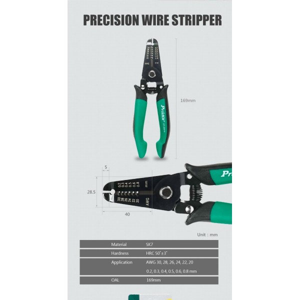 Ściągacz izolacji CP-3001D Proskit