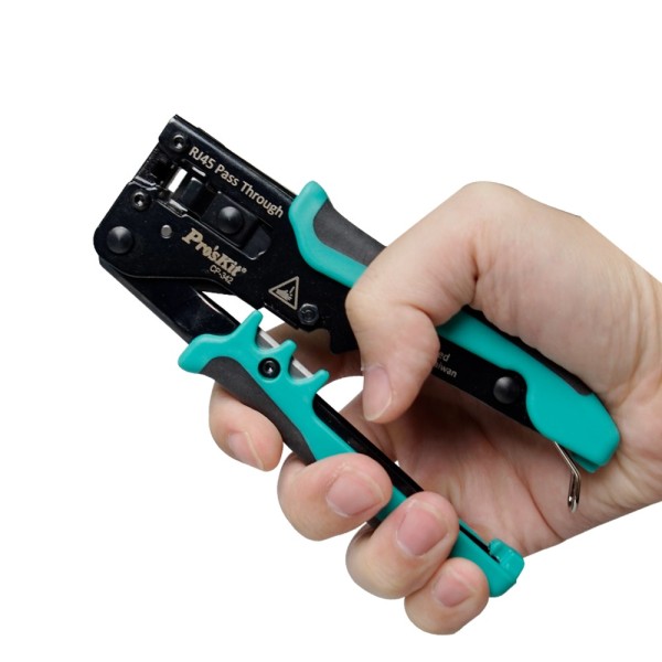 Кримпер для наскрізних конекторів RJ45 кат.5 CP-342 Proskit