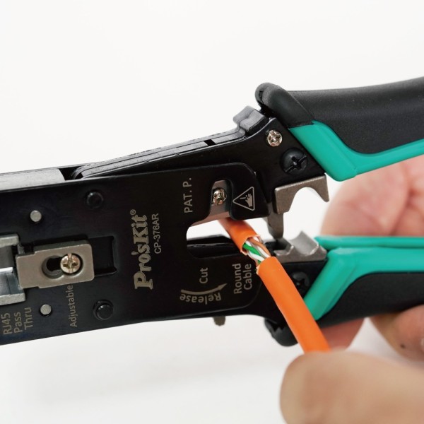 Zaciskacz wt. RJ45 kat.5/6/7 CP-376AR Proskit