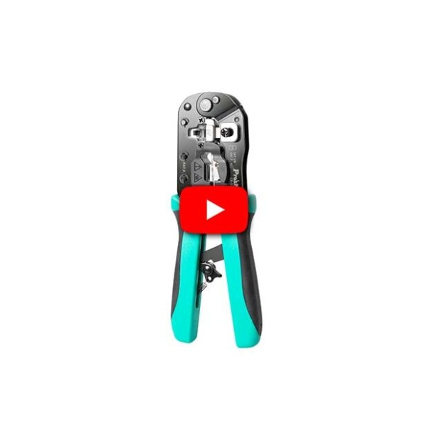 Кримпер для конекторів RJ45 кат.5/6/7 CP-376TA Proskit