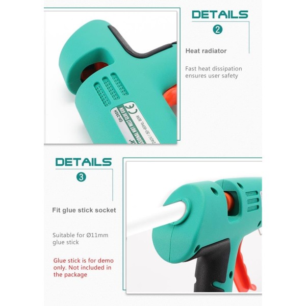 Pistolet klejowy GK-390B 80W Proskit