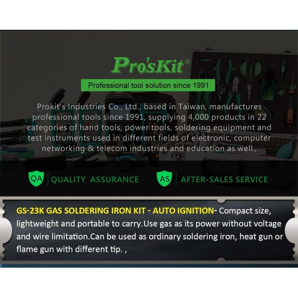Lutownica gazowa GS-23K Proskit