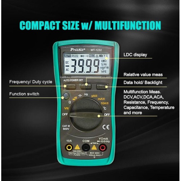 Miernik Proskit MT-1232