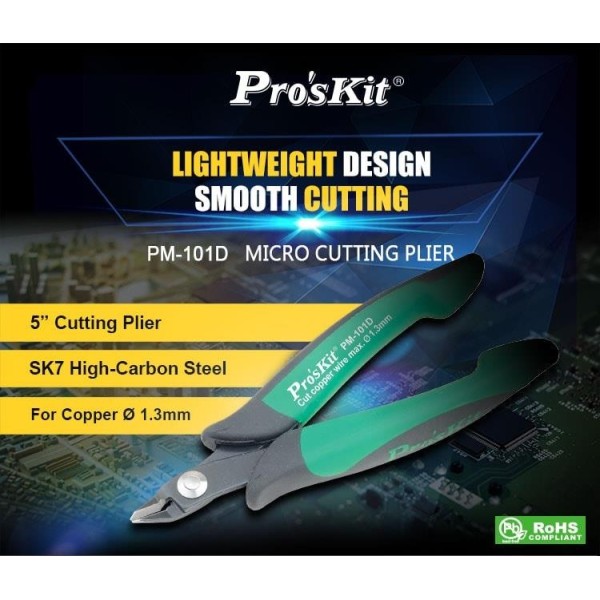 Szczypce PM-101D obcinaczki Cu 1.3mm, 135mm Proskit