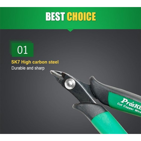 Szczypce PM-101D obcinaczki Cu 1.3mm, 135mm Proskit