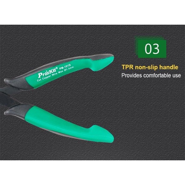 Szczypce PM-101D obcinaczki Cu 1.3mm, 135mm Proskit
