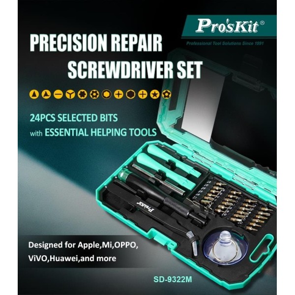 Zestaw narzędzi SD-9322M Proskit