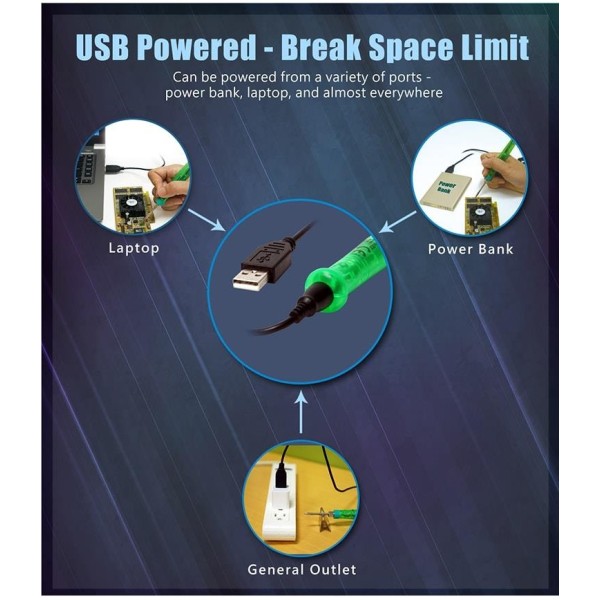 Паяльник SI-168U 8Вт/5В USB Proskit