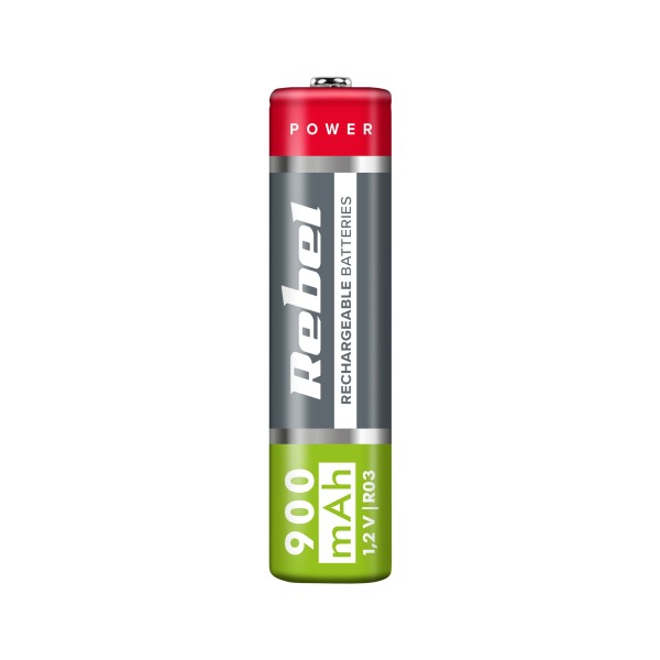 Akumulatorki REBEL AAA, 900 mAh, Ni-MH, 1,2V, 4szt/bl , R3