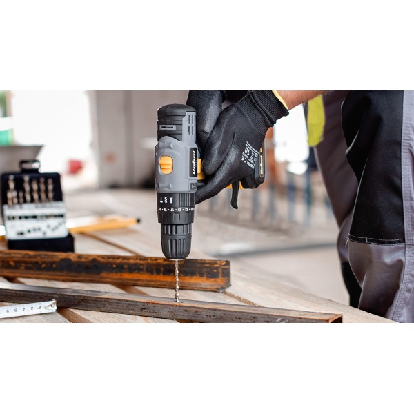 Akumulatorowa wiertarko-wkrętarka udarowa 20V 2A box