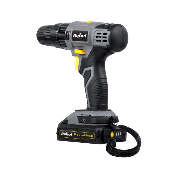 Akumulatorowa wiertarko-wkrętarka udarowa 20V 2A box