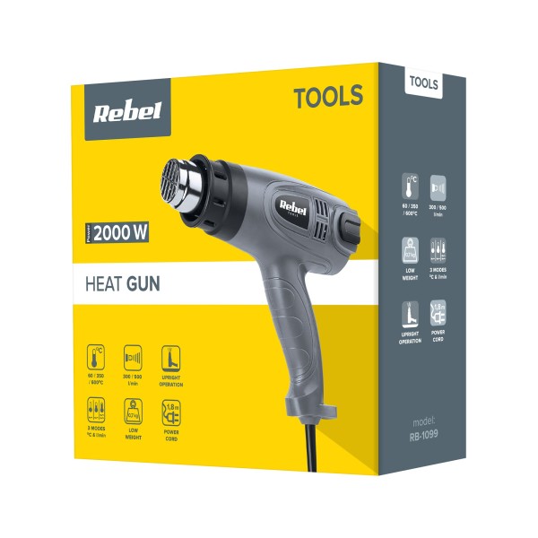 Opalarka na gorące powietrze max. 2000W