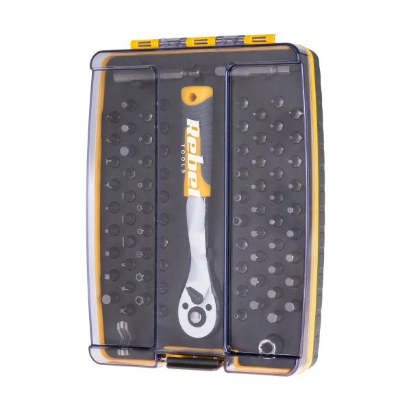 Klucz grzechotka + 80 bitów zestaw Rebel