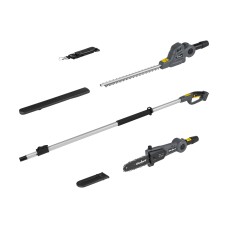 Teleskopowe nożyce akumulatorowe + piła 2w1 Rebel