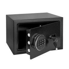 Sejf domowy elektroniczny na kod PIN i klucz – sejf na pieniądze i dokumenty Rebel RB-7002